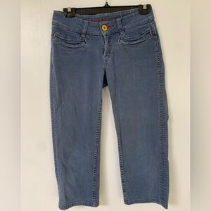 Christopher Blue Cropped Jeans in Soft Blue